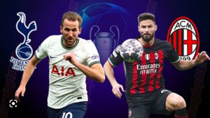 Trận đấu giữa Tottenham và AC Milan